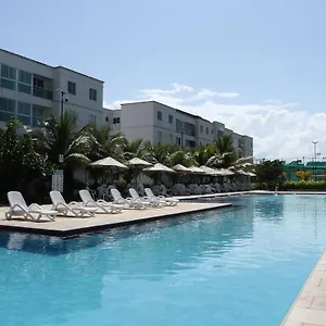 Luxuoso apartamento Palm Village frente à piscina 3 quartos com 1 suíte Porto de Galinhas 3A12 , Pôrto das Galinhas Brasil